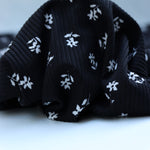 Load image into Gallery viewer, Audrey on Black Yummy 4x2 Rib Knit
