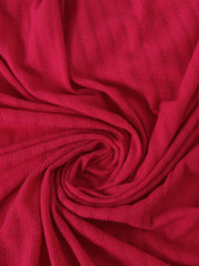 Load image into Gallery viewer, Cherry Red Bahia Rib Knit
