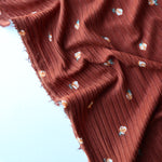 Load image into Gallery viewer, Rosie on Rust Yummy 8x3 Rib Knit
