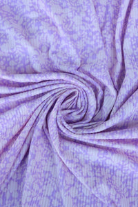Willa on Lavender Yummy 4x2 Rib Knit