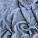 Load image into Gallery viewer, Heather Gray Morraine Double Cashmere Sweater Knit
