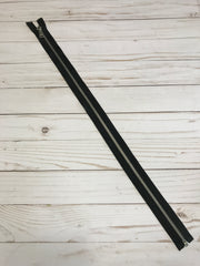 Load image into Gallery viewer, #5 Black 22" Separating Jacket Metal Zipper