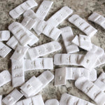 Load image into Gallery viewer, New White Bra Hook &amp; Eye Back Closure 3x1, 0.75"
