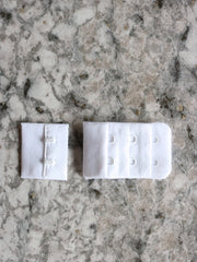 Load image into Gallery viewer, New White Bra Hook &amp; Eye Back Closure 3x2, 1.25&quot;
