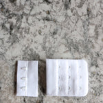 Load image into Gallery viewer, New White Bra Hook &amp; Eye Back Closure 3x3, 1.75"
