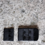 Load image into Gallery viewer, New Black Bra Hook &amp; Eye Back Closure 3x2, 1.25"
