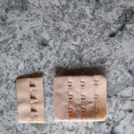 Load image into Gallery viewer, Beige Bra Hook &amp; Eye Back Closure 3x3, 1.75"
