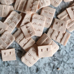 Load image into Gallery viewer, Beige Bra Hook &amp; Eye Back Closure 3x2, 1.25"
