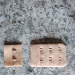 Load image into Gallery viewer, Beige Bra Hook &amp; Eye Back Closure 3x2, 1.25"
