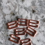 Load image into Gallery viewer, Rose Gold 3/8" (10mm) Bra G-Hooks
