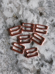 Load image into Gallery viewer, Rose Gold 3/8" (10mm) Bra G-Hooks