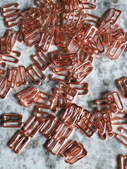 Load image into Gallery viewer, Rose Gold 1/2" (12mm) Bra G-Hooks