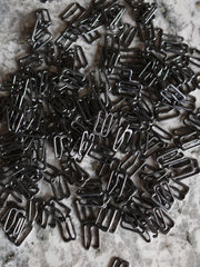 Load image into Gallery viewer, Gunmetal 1/2" (12mm) Bra G-Hooks