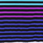 Load image into Gallery viewer, Orchid/Aqua/Purple/Indigo K-Deer Signature Stripe Athletic Nylon/Spandex
