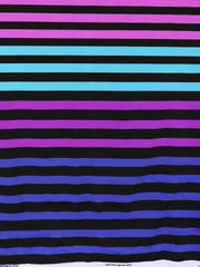 Load image into Gallery viewer, Orchid/Aqua/Purple/Indigo K-Deer Signature Stripe Athletic Nylon/Spandex
