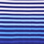 Load image into Gallery viewer, FLAWED White/Powder/Cornflower/Lapis K-Deer Signature Stripe Athletic Nylon/Spandex
