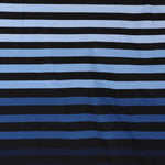 Load image into Gallery viewer, Ice Blue/Cornflower/Lapis/Navy K-Deer Signature Stripe Athletic Nylon/Spandex

