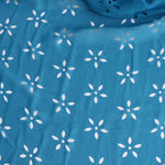 Load image into Gallery viewer, Teal Floral Laser Cut Chiffon
