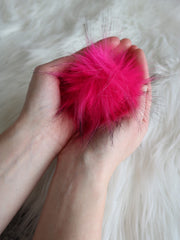 Load image into Gallery viewer, 4&quot; Faux Fur Pom-Pom
