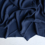 Load image into Gallery viewer, Navy Textured Pique Poly Woven
