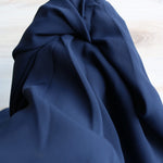 Load image into Gallery viewer, Navy Textured Pique Poly Woven
