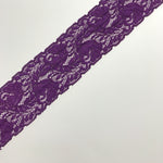 Load image into Gallery viewer, Purple 2.5" Wide Stretch Lace

