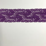 Load image into Gallery viewer, Purple 2.5" Wide Stretch Lace
