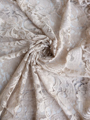 Load image into Gallery viewer, Sand Floral Cotton/Nylon Lace