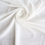 Load image into Gallery viewer, 4YD 18IN REMNANT; Off White Textured Stripe Rayon
