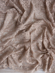 Load image into Gallery viewer, Khaki Granny Square Cotton/Nylon Lace
