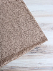 Load image into Gallery viewer, Khaki Granny Square Cotton/Nylon Lace
