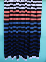 Load image into Gallery viewer, White/Coral/Blue/Navy K-Deer Signature Stripe Athletic Nylon/Spandex
