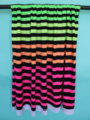 Load image into Gallery viewer, Neon Green/Yellow/Orange/Pink K-Deer Signature Stripe Athletic Nylon/Spandex
