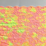 Load image into Gallery viewer, Neon Orange &amp; Yellow 9&quot; Wide Stretch Lace
