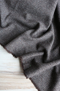 Umber Tweed Wool Coating