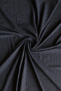 Charcoal 2 Tone 10oz Cotton Spandex Jersey