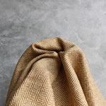 Load image into Gallery viewer, Golden Beige Herringbone Wool Coating

