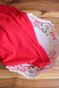 Red 10oz Cotton Spandex Jersey