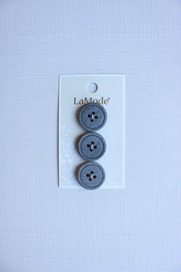 3/4" Grey Buttons | LaMode
