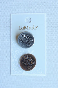 7/8" Triple Flower Buttons | LaMode
