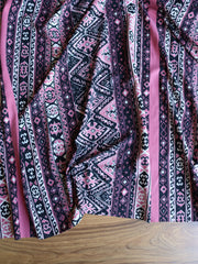 Load image into Gallery viewer, Rose Alexi Vertical Stripe Double Brushed Poly
