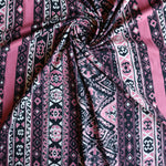 Load image into Gallery viewer, Rose Alexi Vertical Stripe Double Brushed Poly
