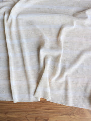 Load image into Gallery viewer, Ivory &amp; Oatmeal  Linen Jacquard Sweater Knit