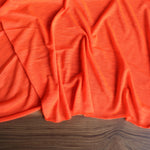 Load image into Gallery viewer, Neon Orange Spun Poly Slub Jersey
