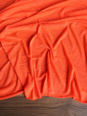 Load image into Gallery viewer, Neon Orange Spun Poly Slub Jersey