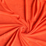 Load image into Gallery viewer, Neon Orange Spun Poly Slub Jersey
