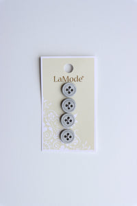 1/2" Grey Buttons | LaMode
