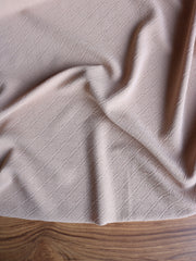 Load image into Gallery viewer, 2YD 12IN REMNANT; Stone Geometric Jacquard Knit