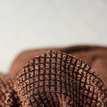 Load image into Gallery viewer, Rose Gold Dazzling Lurex Cube Poly Spandex
