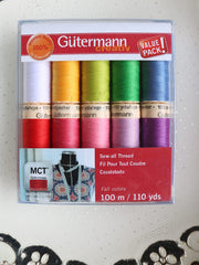 Load image into Gallery viewer, Spring Sew All Polyester Thread 10 Spool Set